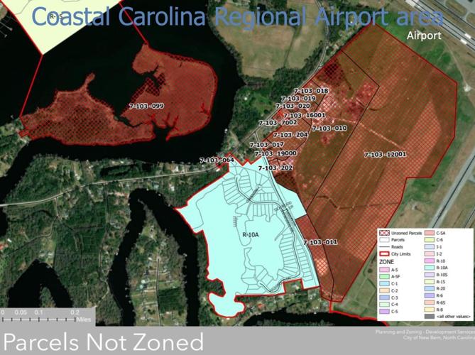 29 unzoned properties in New Bern city limits in the process of