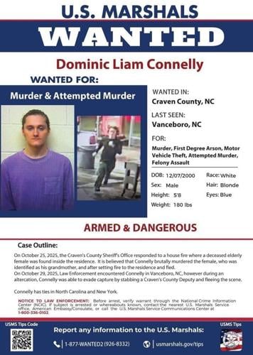 Authorities comb area in manhunt for murder suspect | News | newbernsj.com