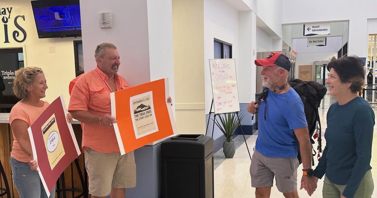 Hiker finishes arduous 2,198-mile Appalachian Trail