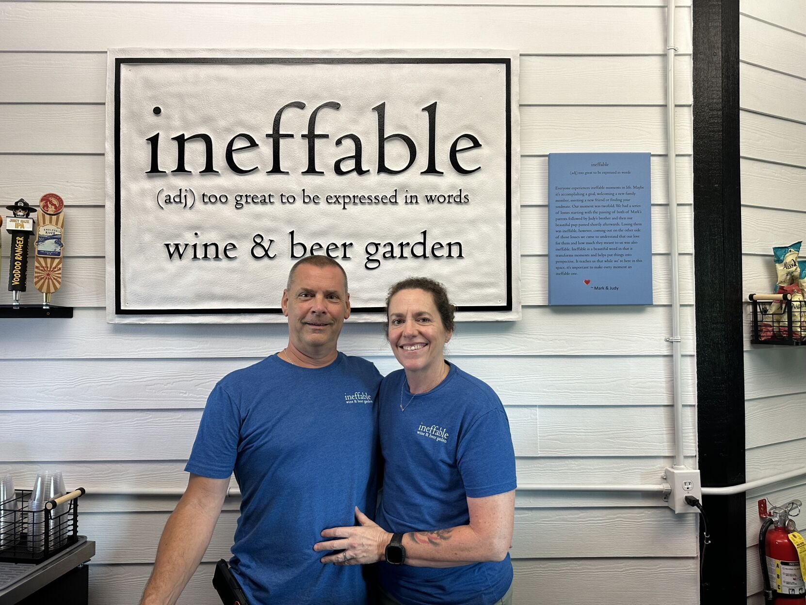 IT REALLY IS INEFFABLE: Bridgeton couple opens wine and beer garden | News  | newbernsj.com