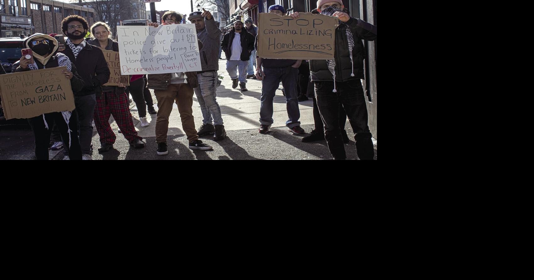 Homeless, advocates hold protest | News | newbritainherald.com