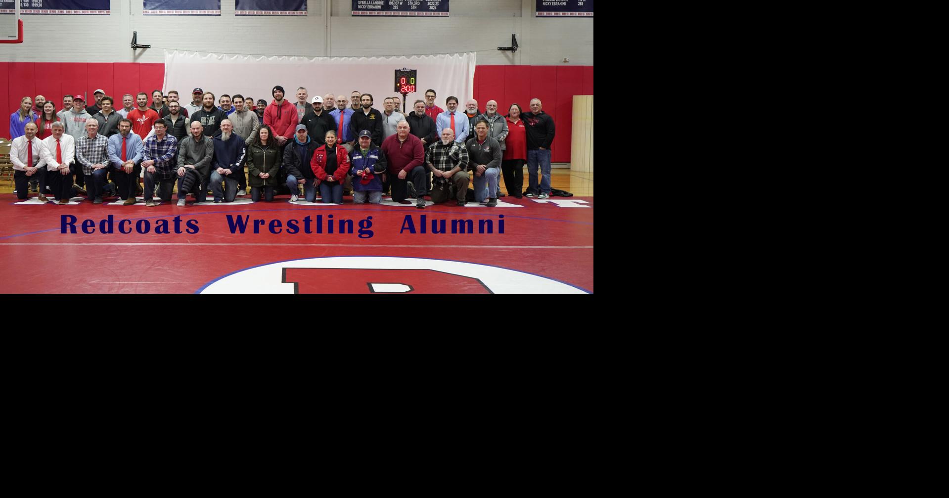 New Britain wrestling downs Berlin on Redcoats’ Alumni Night 
