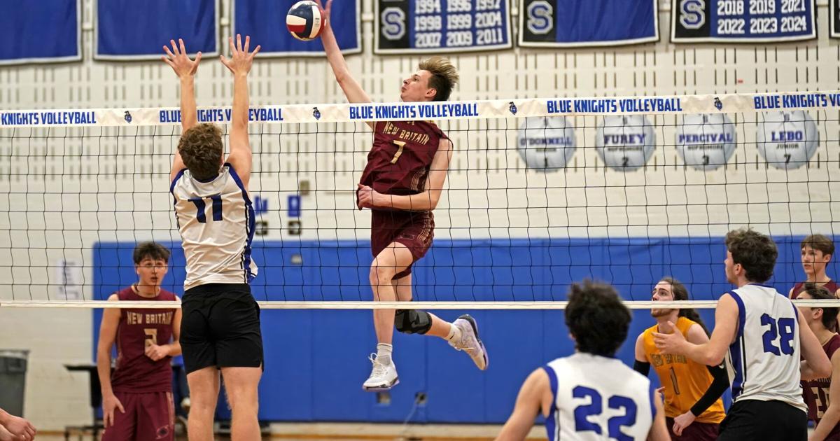 New Britain’s Lynes excited to prove himself at Nichols College in boys volleyball
