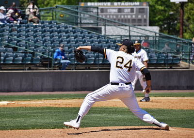 The New Britain Bees take on the Brockton Rox Tuesday night.