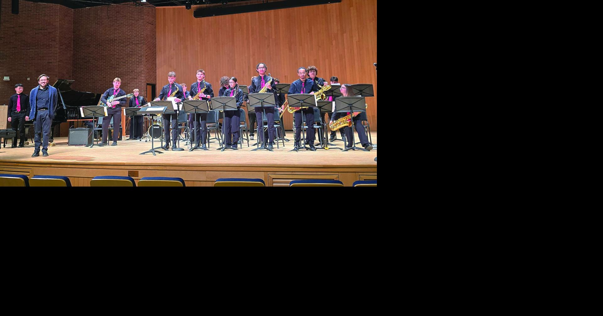 Plainville High Jazz Band takes part in UConn festival