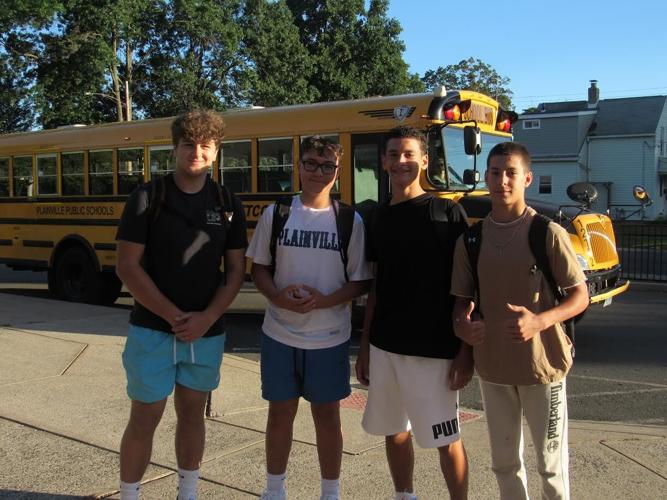 Plainville students energetic, ready to learn in return to school