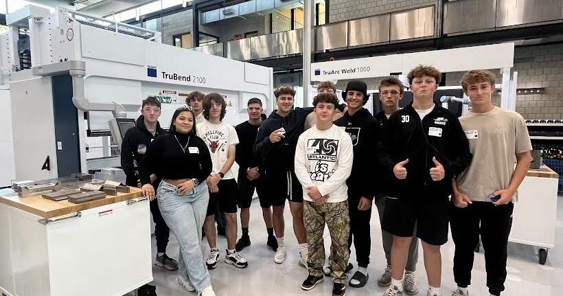 Trumpf Vip Plainville students tour Trumpf to learn manufacturing | News ...