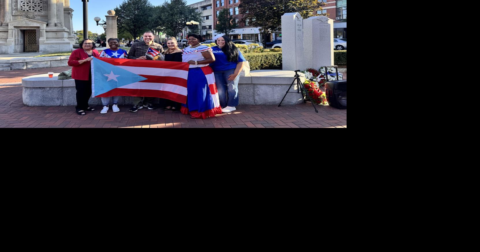 Puerto Rican flag raised in the city