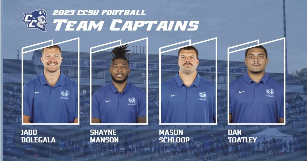 CCSU football team names captains a week from season opener Sports