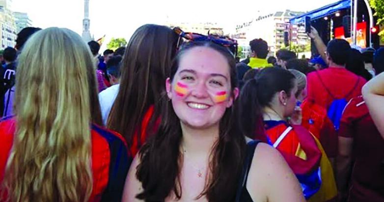 Plainville student travels to Madrid for year of college study abroad