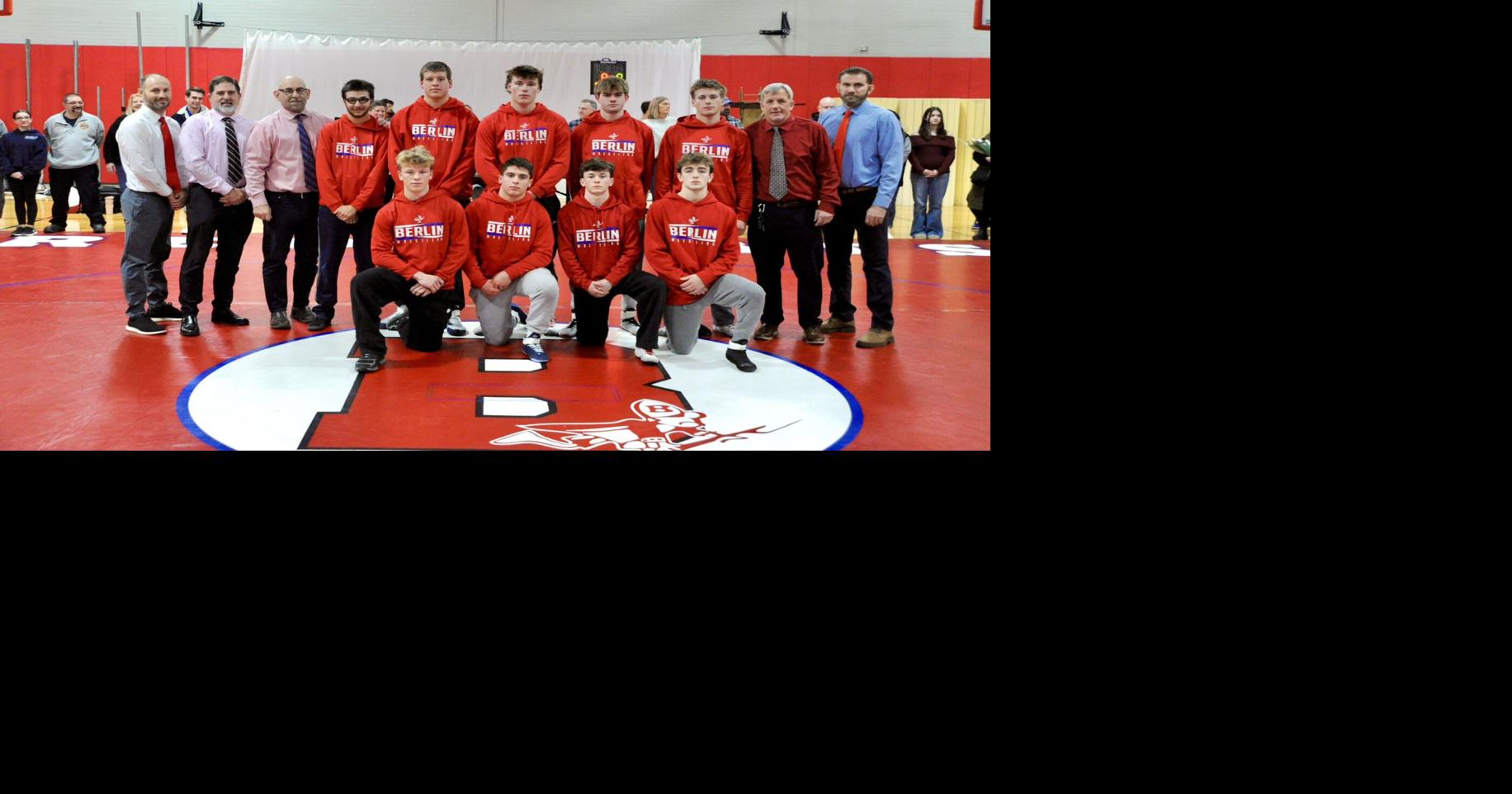 Berlin senior wrestlers shine during Senior Night in 53-26 win over Maloney 