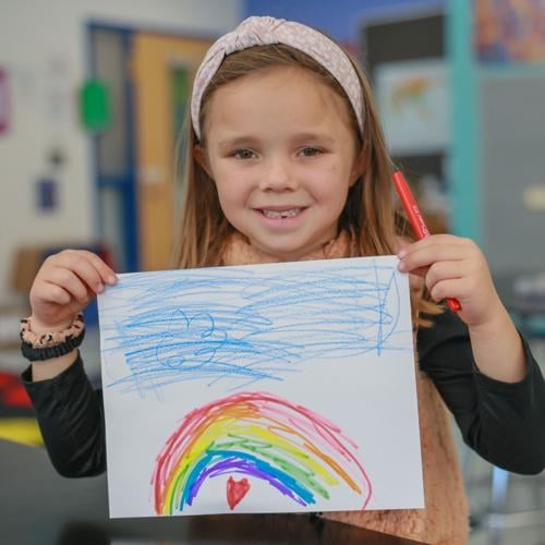 Pictures of hope and empathy Bresnahan students send artwork to NC
