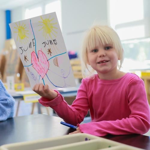 Pictures of hope and empathy Bresnahan students send artwork to NC