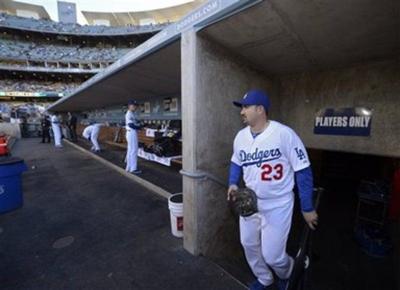 La Dodgers Baseball Jersey Number 23 Adrian Gonzalez