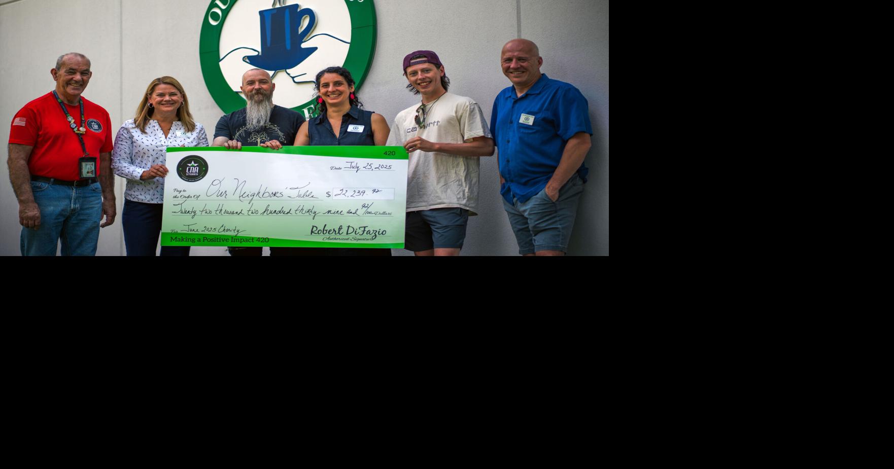 CNA Stores donates $22K to Our Neighbors' Table | Local News ...