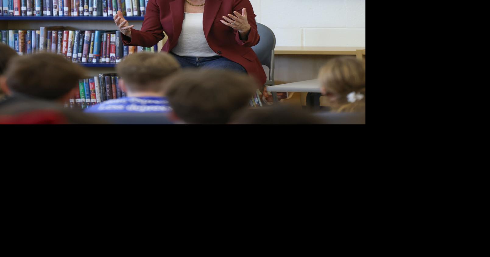 'The best part of the job is being able to help people': Healey visits Nock Middle School