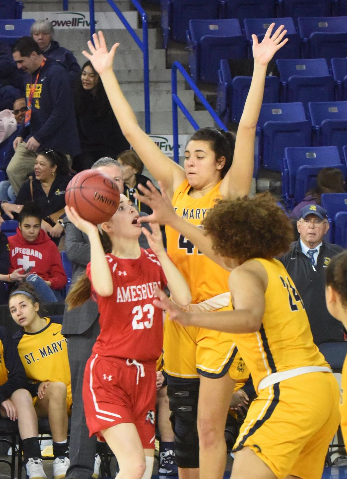 Amesbury Girls Basketball Falls To St Mary S In Division 3 North