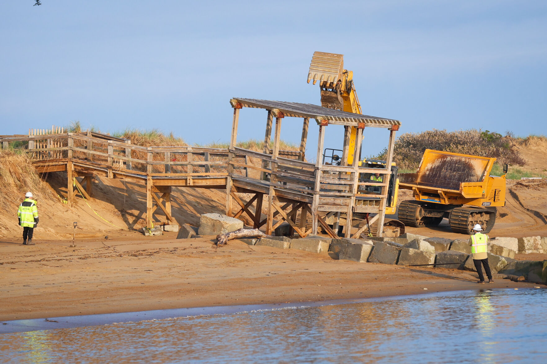 State tearing down Plum Island outlook structure Local News