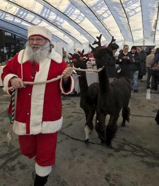 Santa Pacadeer Visit Newburyport Winter Farmers Market Local