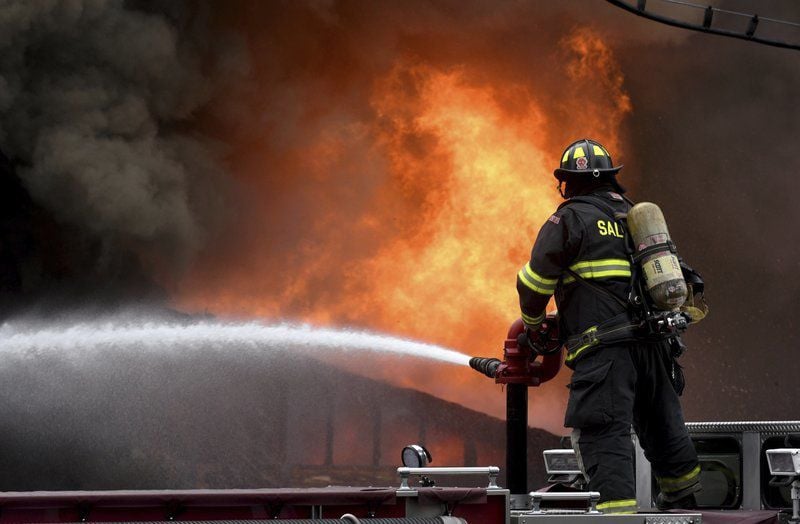 Four-alarm fire hits Salisbury home