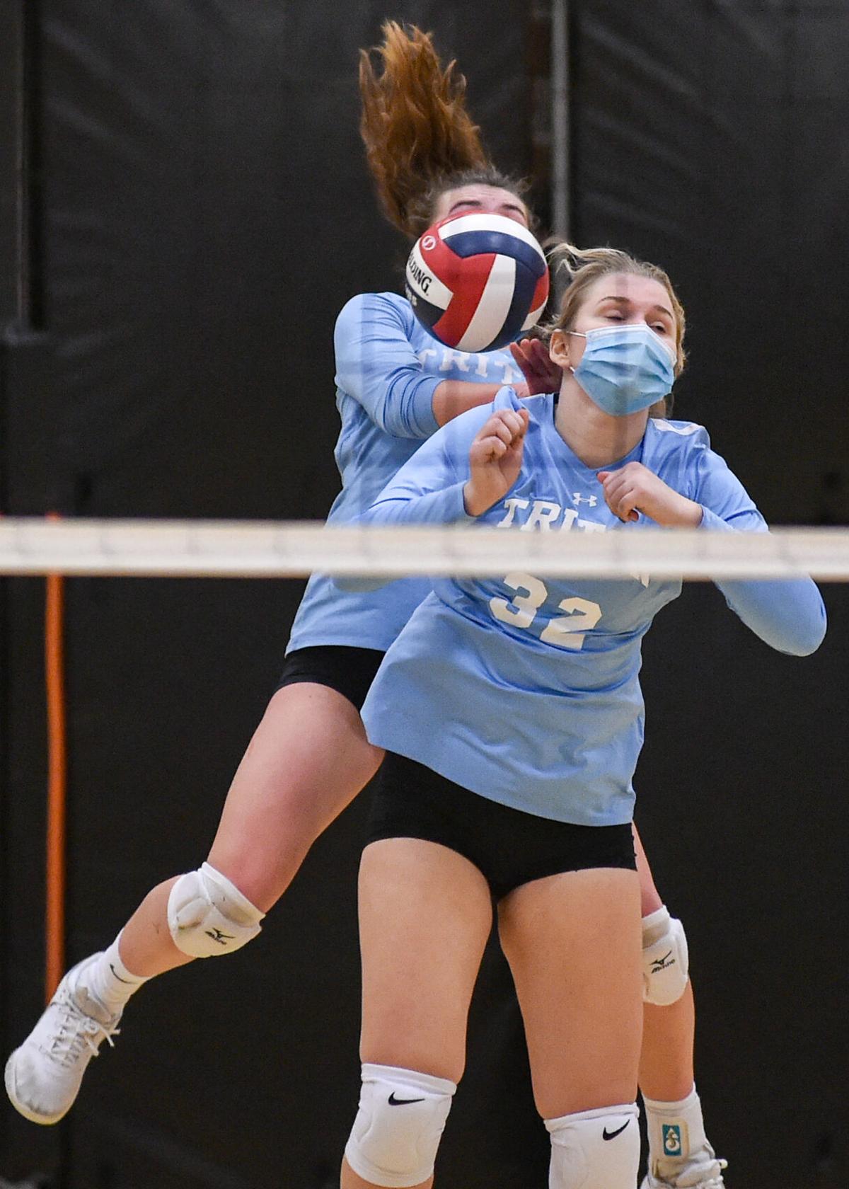 Triton at Ipswich varsity volleyball match