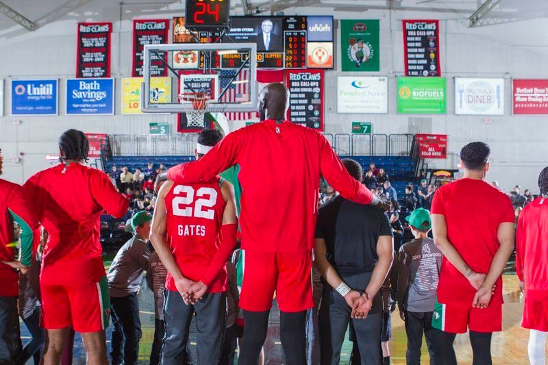 Tacko fall maine sales red claws jersey