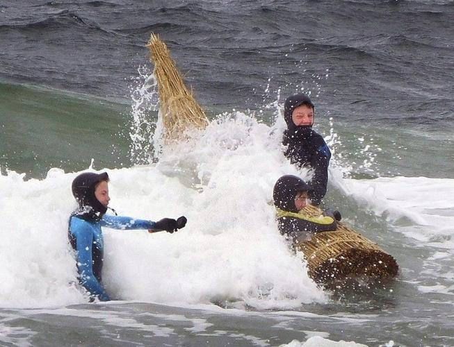 Nock students make their own boat from reeds | Local News ...