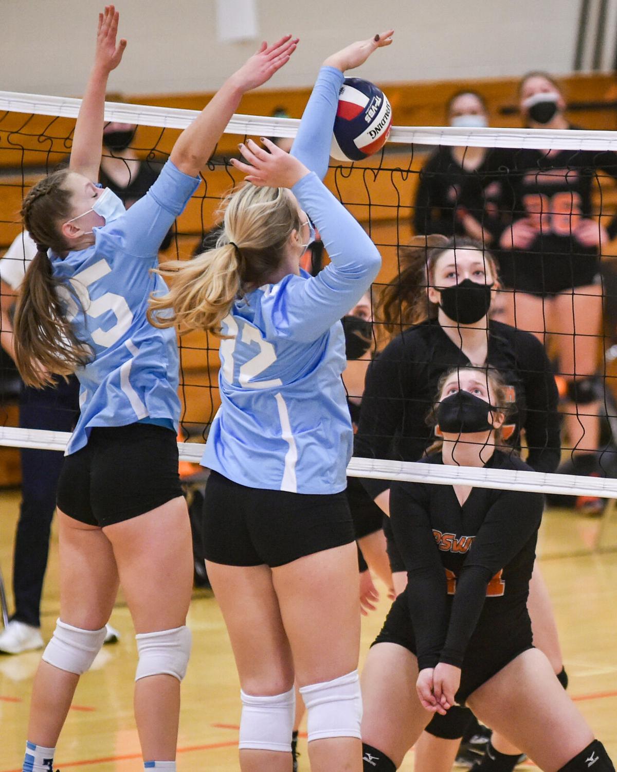 Triton at Ipswich varsity volleyball match