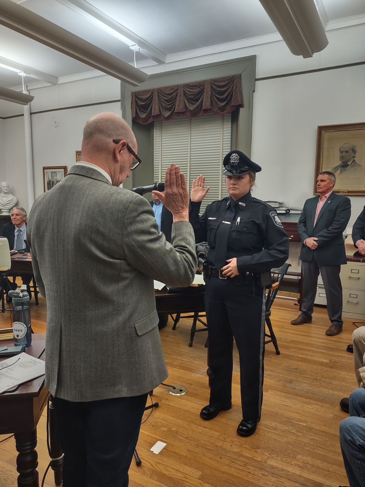 Port's newest police officer sworn in Local News