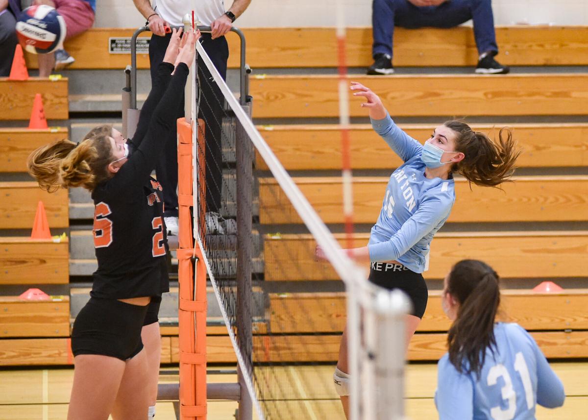 Triton at Ipswich varsity volleyball match