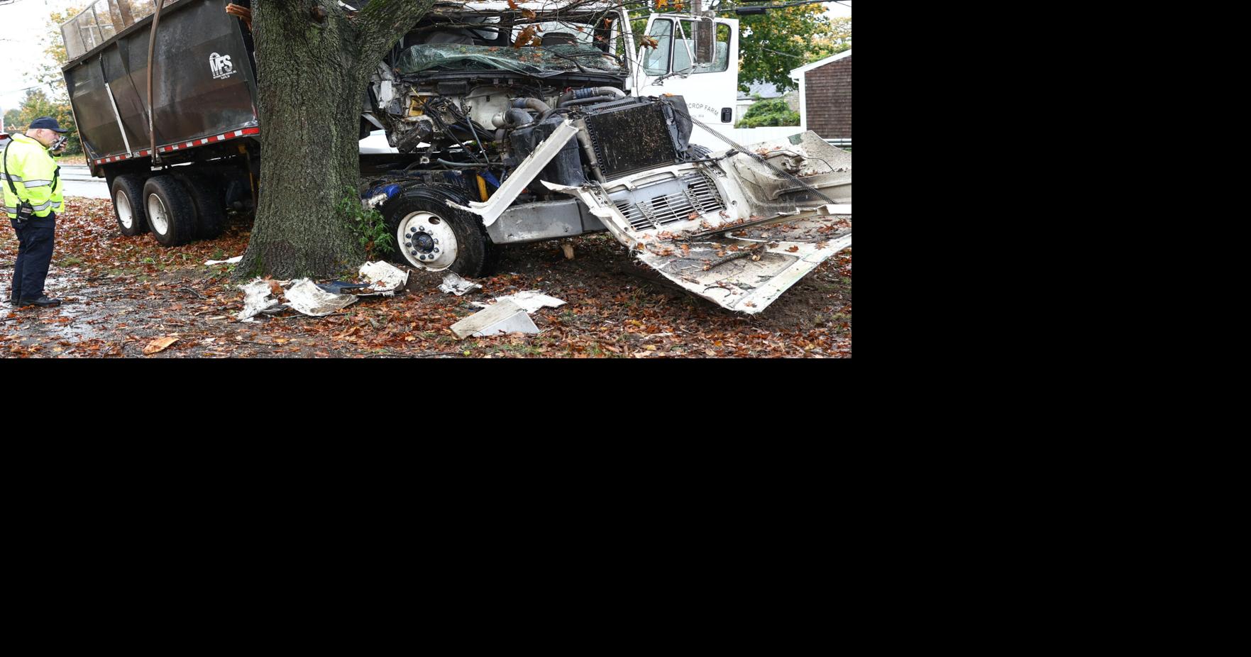 Driver walks away after Newbury crash Photos