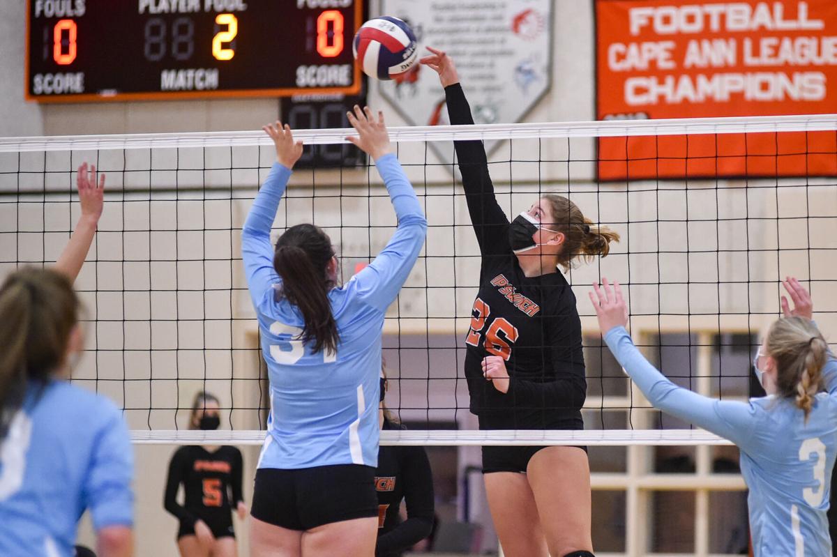 Triton at Ipswich varsity volleyball match