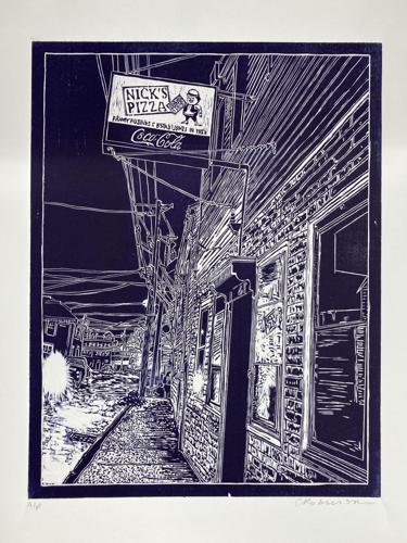 Nick's Pizza print