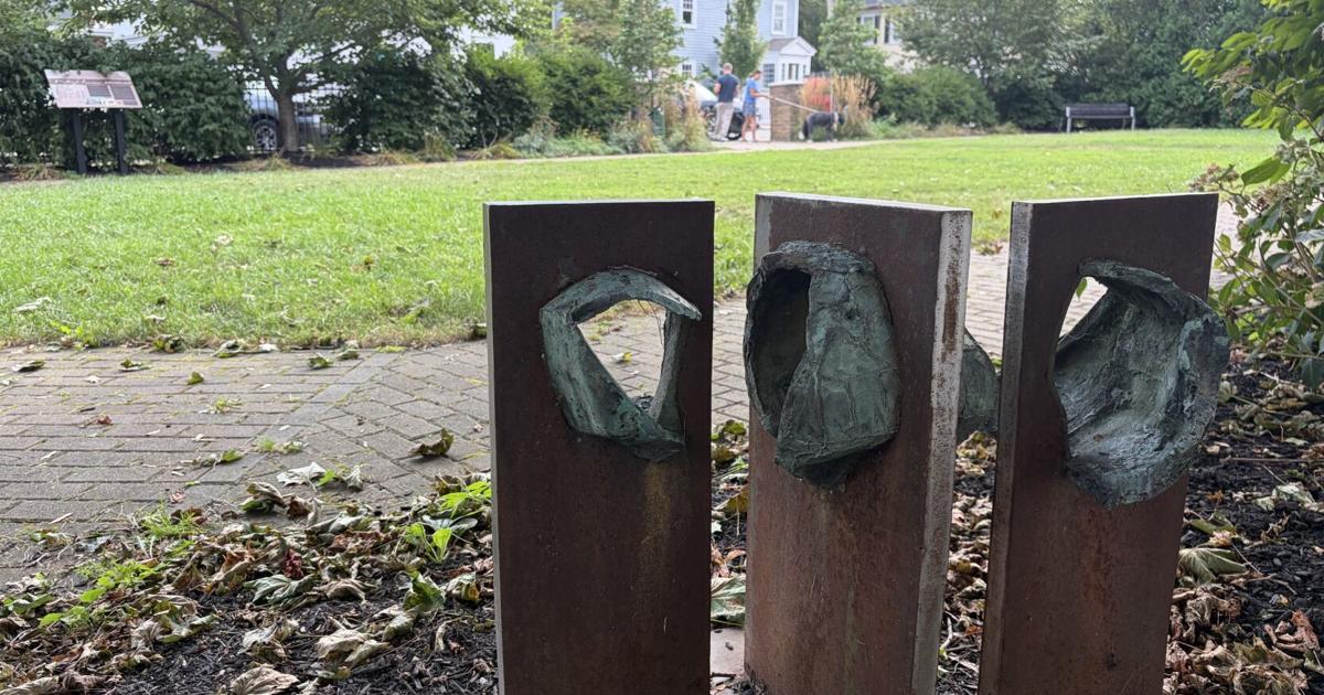 Sprague sculptures installed in Garrison Gardens