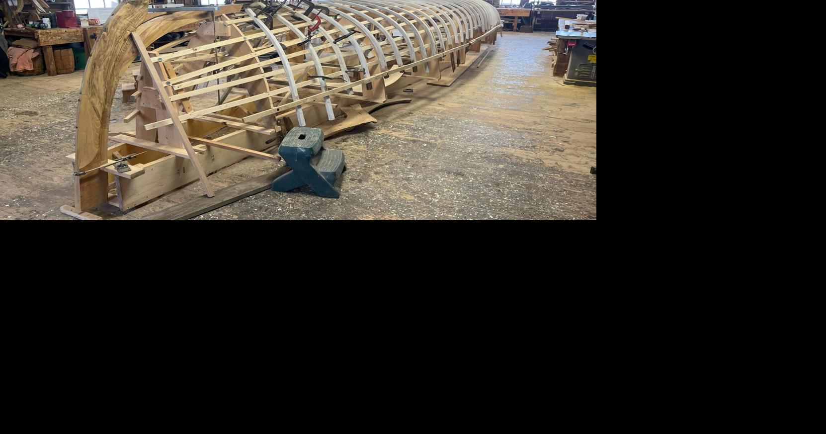 Sailing through construction: Lowell's Boat Shop builders work on biggest project yet