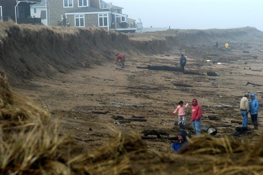 Rain, wind wash away beach; flooding cuts off Plum Island Local News