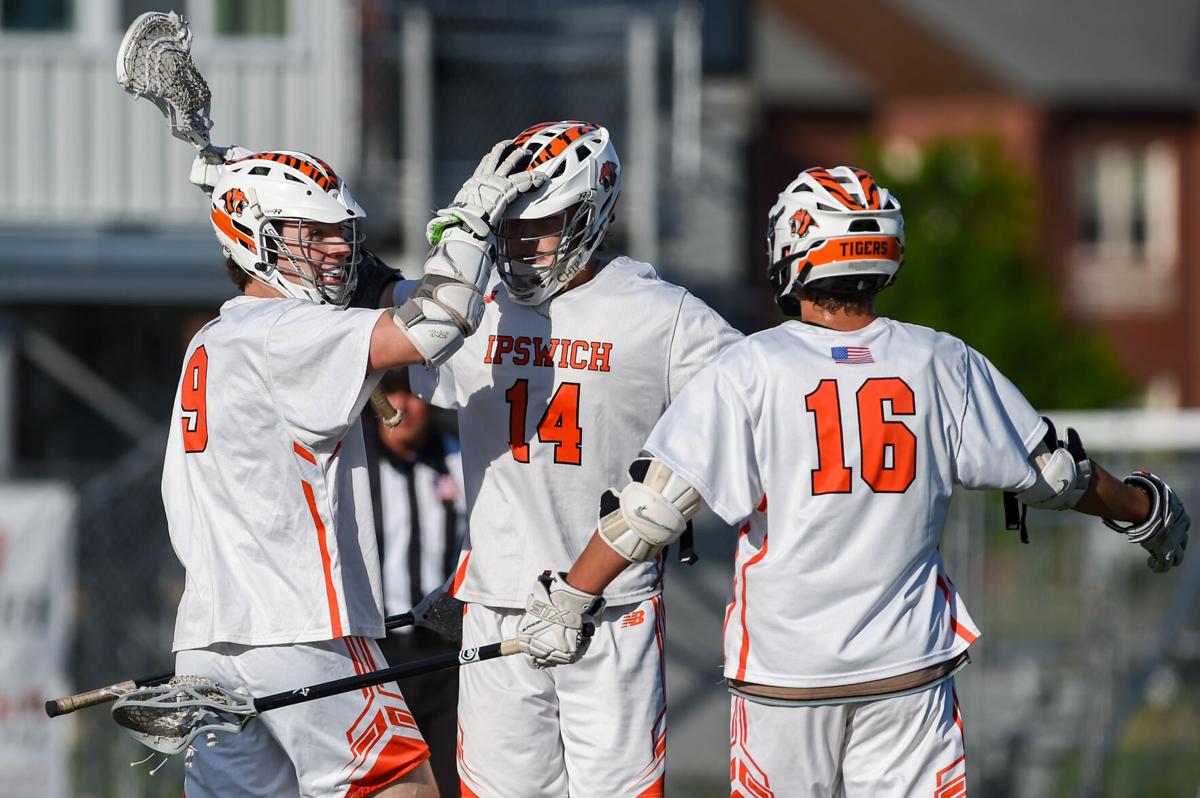 Triton at Ipswich boys varsity lacrosse game