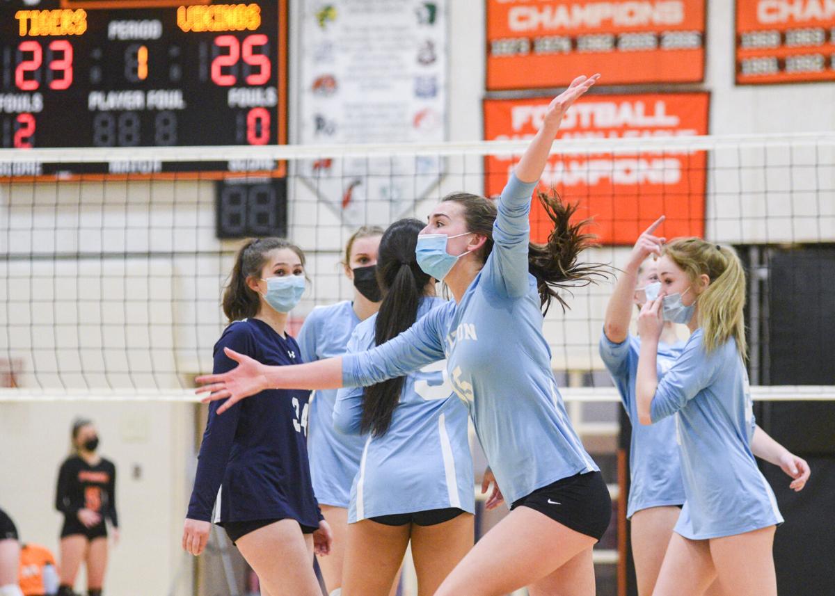 Ipswich girls volleyball vs. Triton in Cape Ann League playoffs