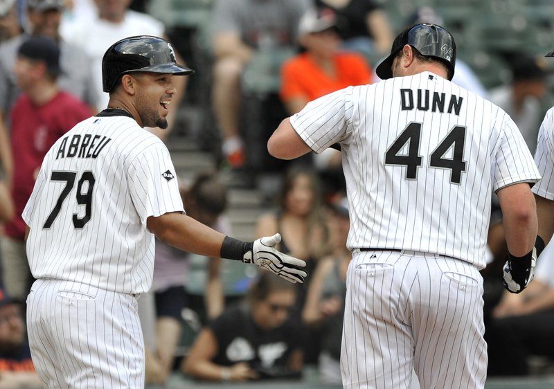 Adam Dunn and Paul Konerko by Jonathan Daniel