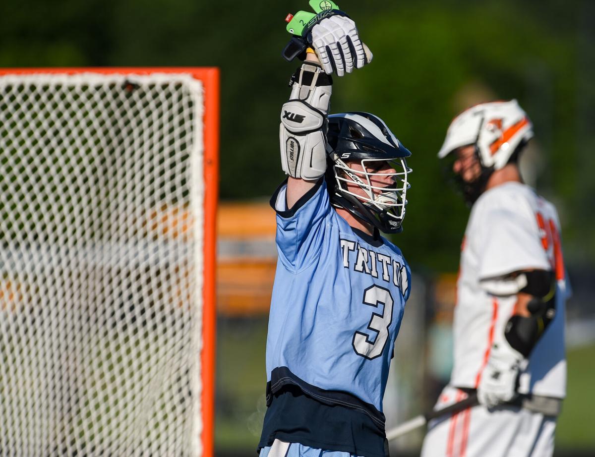 Triton at Ipswich boys varsity lacrosse game