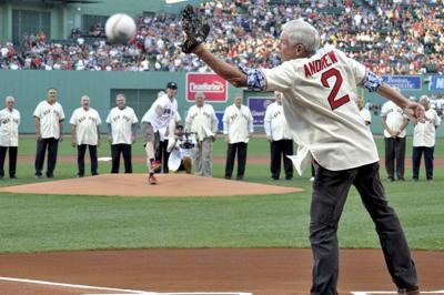 She Worked a Red Sox Baseball Tee to Throw the First Pitch