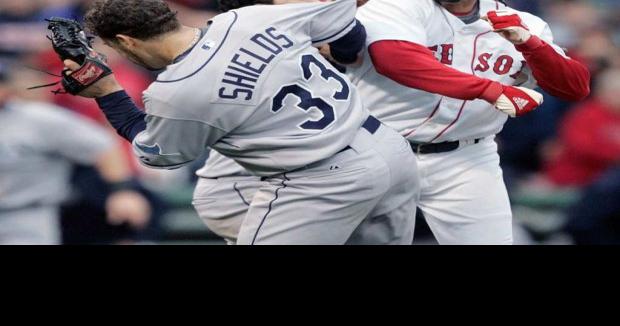 James Shields throws out first pitch on Rays Opening Day 2023