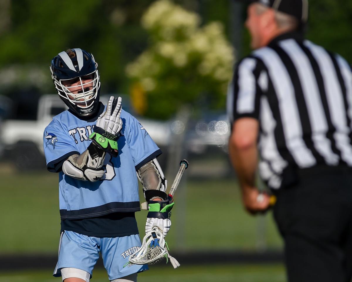 Triton at Ipswich boys varsity lacrosse game