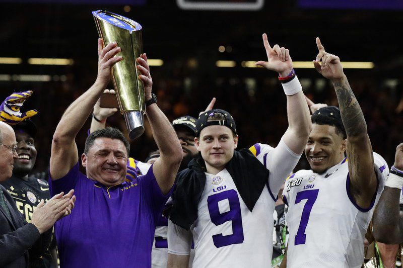 Joe Burrow, Patrick Queen Win 2020 College Football National