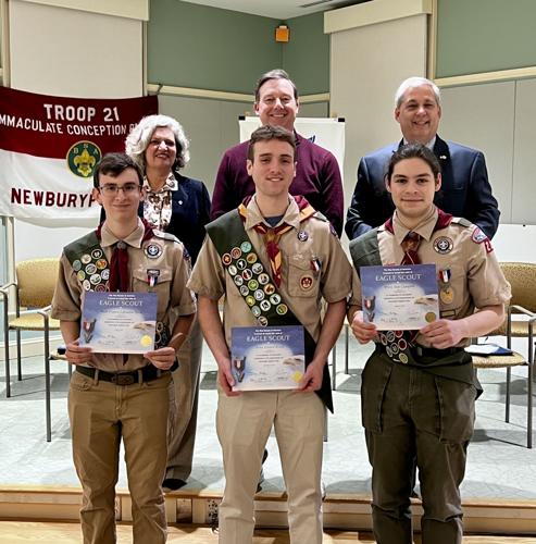 Newburyport’s newest Eagle Scouts honored