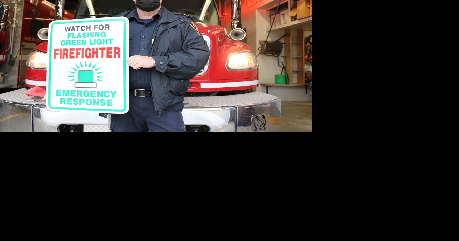 WHAT'S GOING ON HERE?: 20 new volunteer firefighter signs being ...