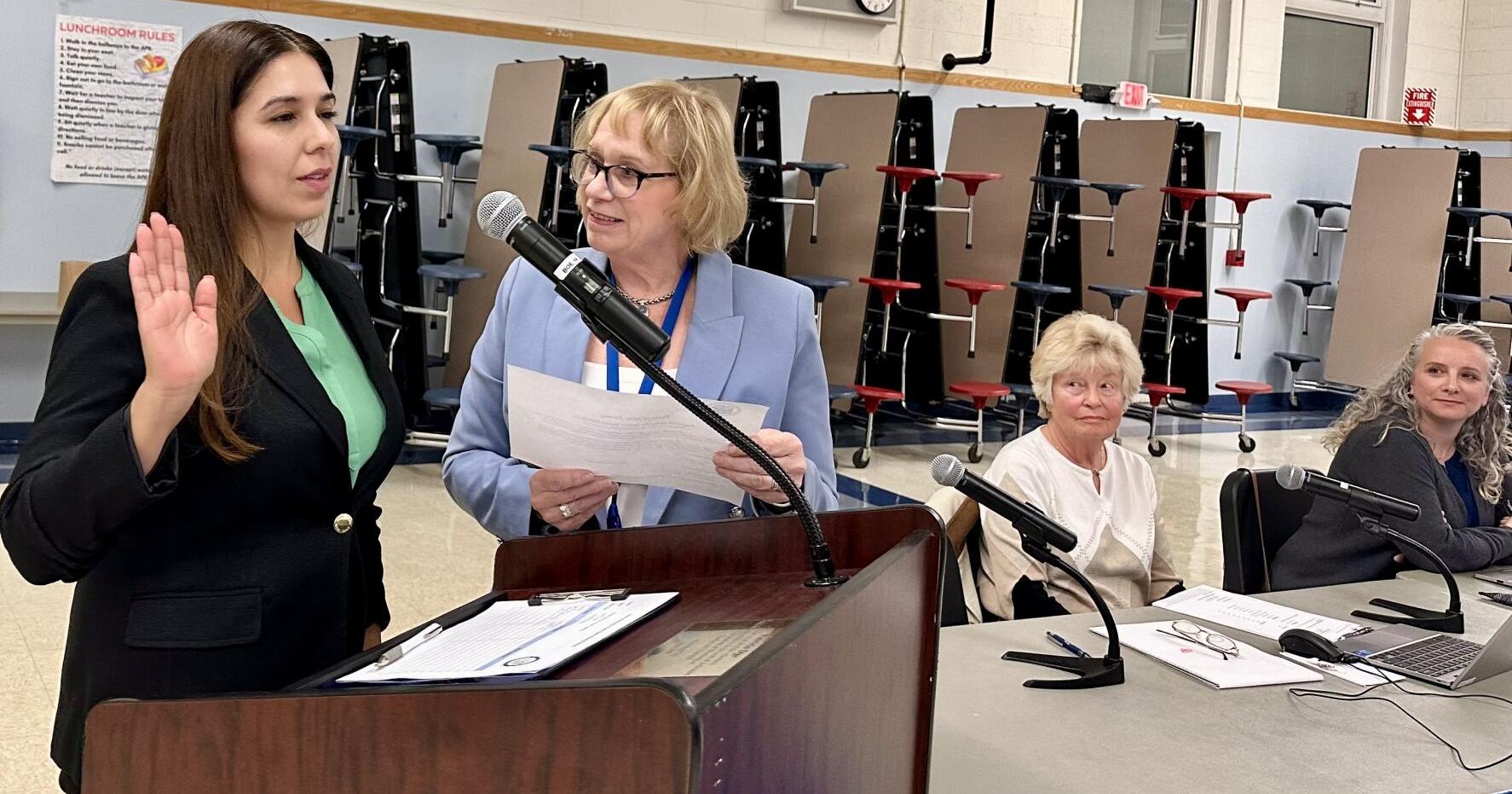 Jennifer Vinces-Cua sworn in to unexpired Watchung school board term - Vimarsana News