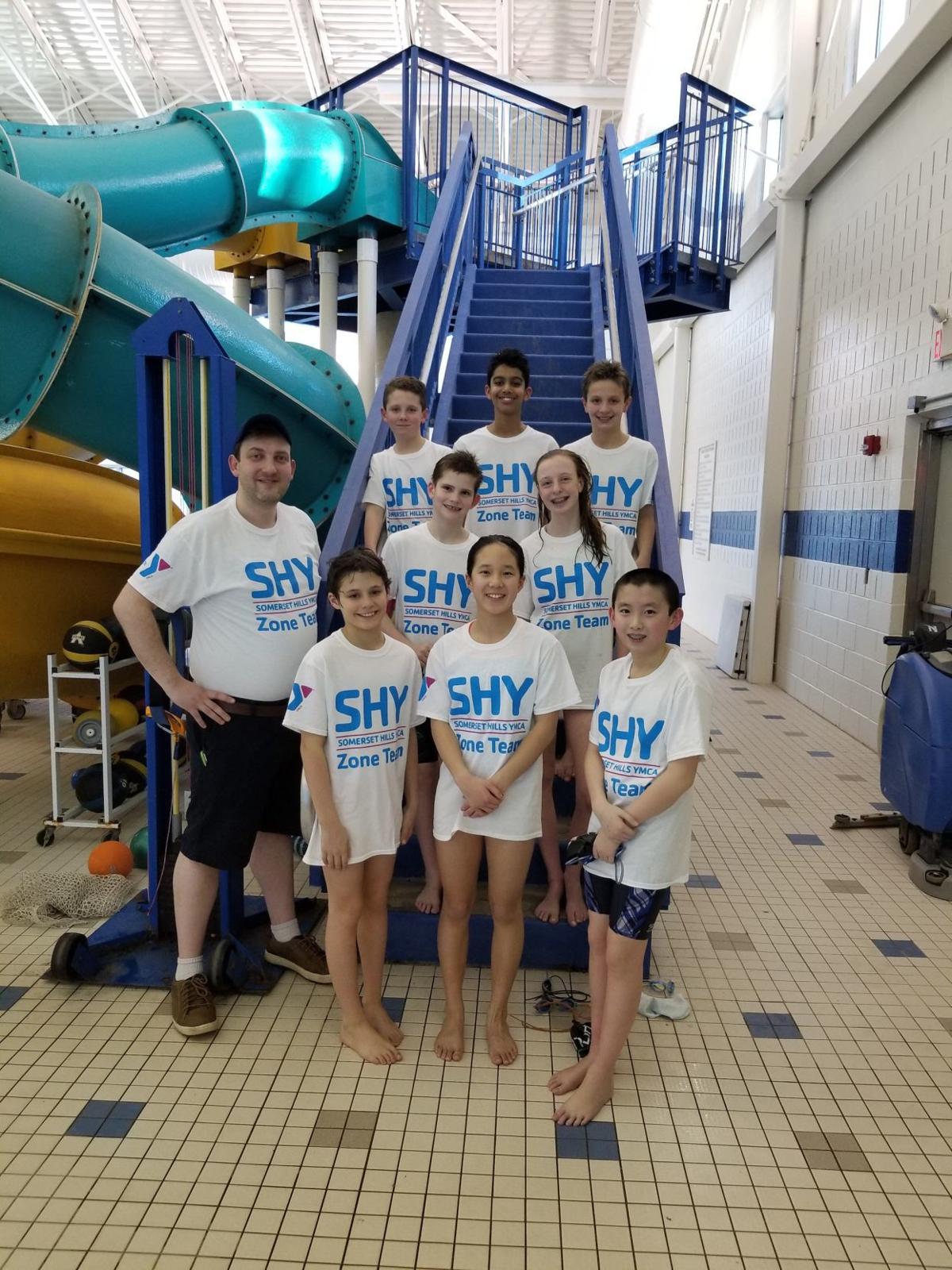 Somerset Hills YMCA swim team has recordbreaking short course season