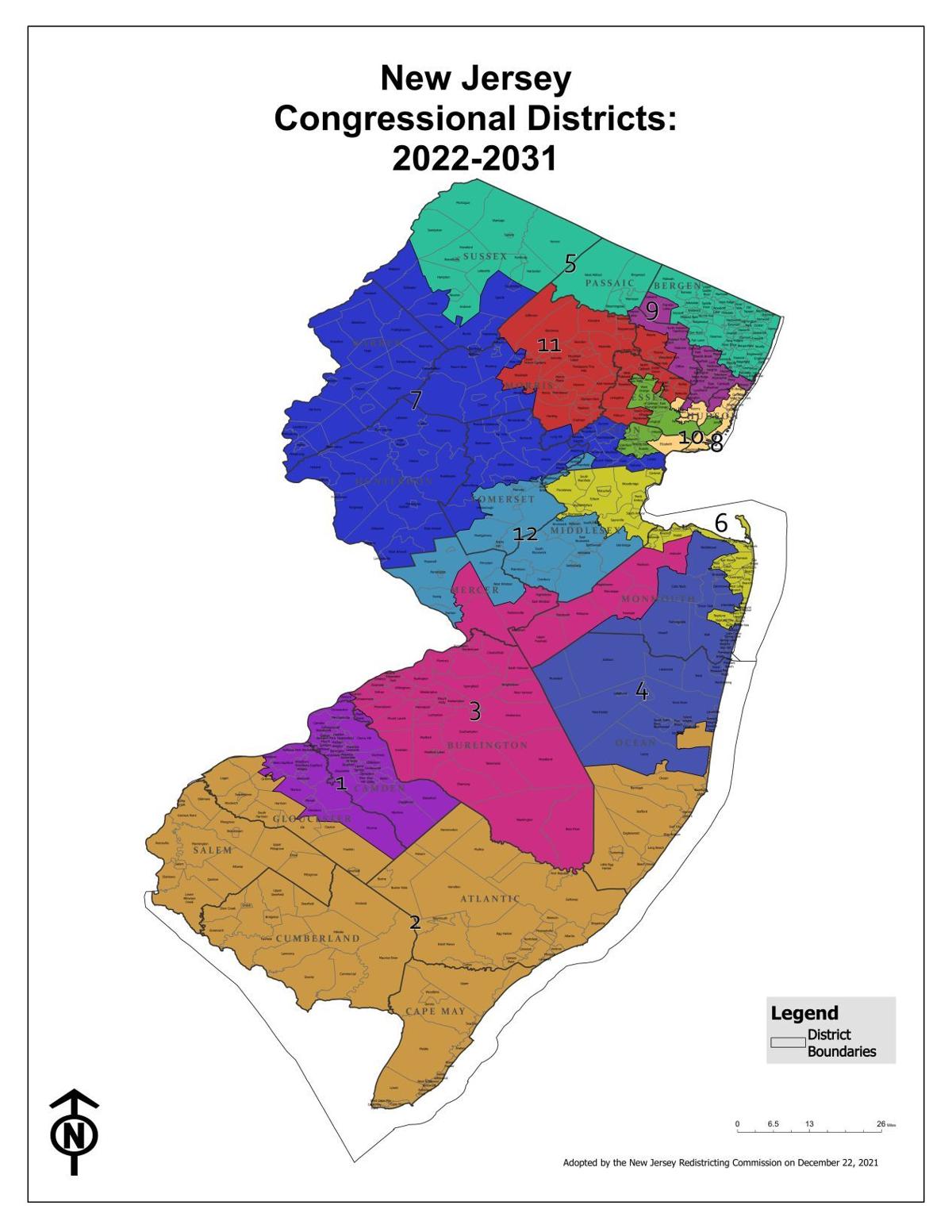 2022 Congressional Redistricting Map 1783