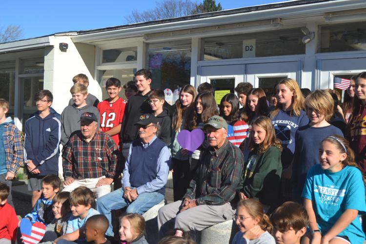 Vietnam vets meet Califon School kids for Veterans Day News